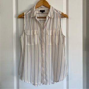 Striped Collared Blouse